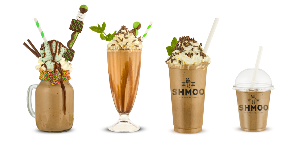 chocolate mint milkshake banner
