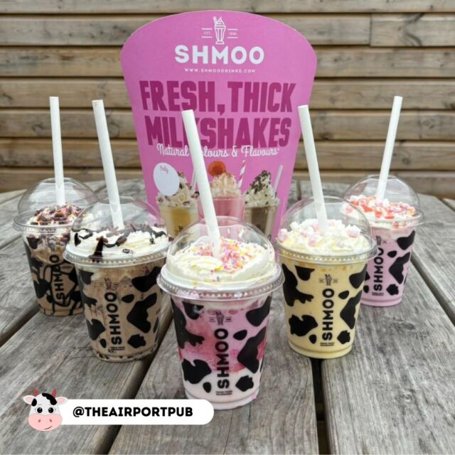 Milkshakes and plane spotting? Sounds like a perfect day out to us! ✈️🐮
Head down to @theairportpub at Manchester Airport to enjoy a delicious Shmoo milkshake whilst you watch all the action on the runway
-
#Shmoo #shmoomilkshakes #thickmilkshakes #thickshakes #freakshakes #shmoothickshakes #milkshakeseason #theairportpub #manchesterairport #manchesterairportpub